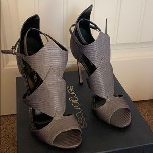 Sergio Rossi Dark Grey Heels